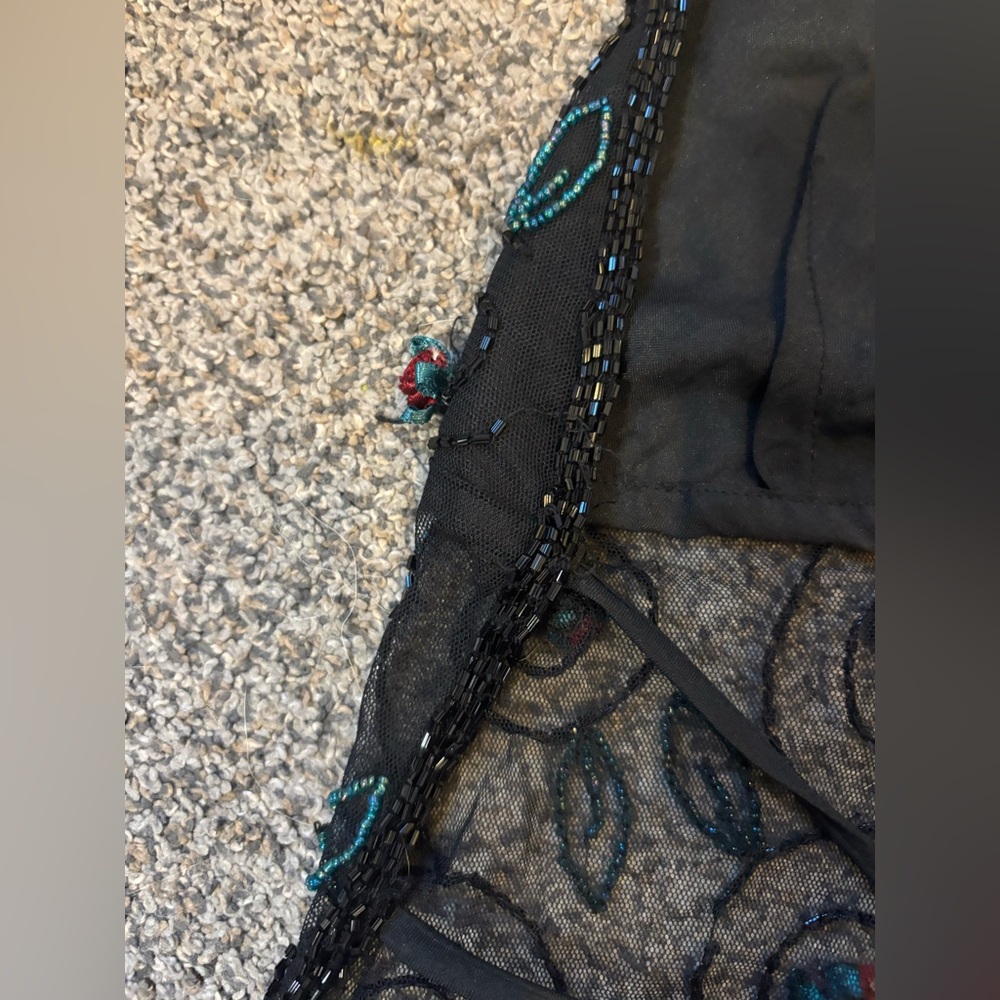 Backless Beaded Halter Top - image 5